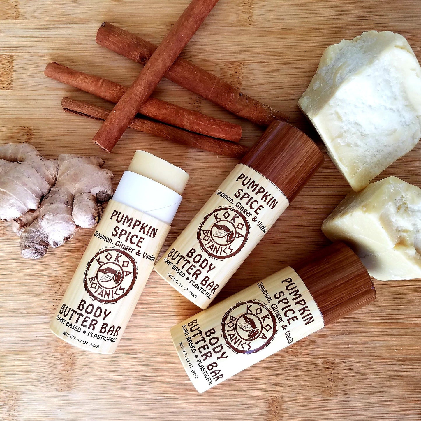 pumpkin spice - lotion bar - body butter - hand and foot balm