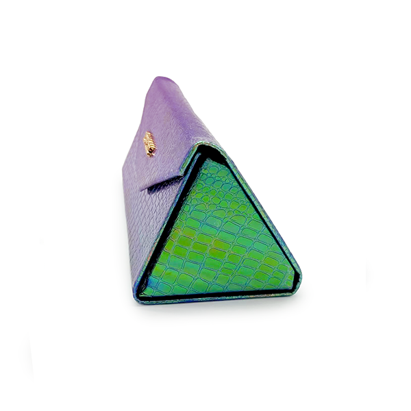 green foldable holographic case