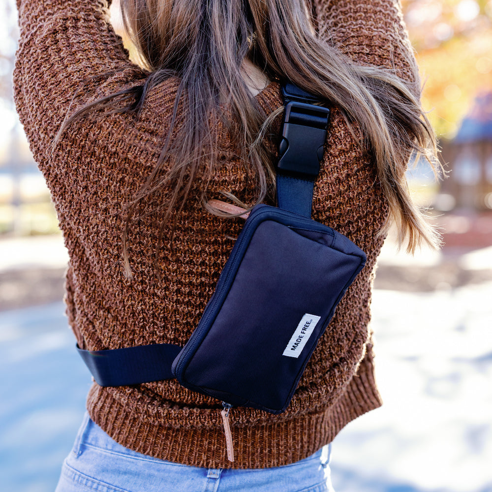 hip pack aw charcoal