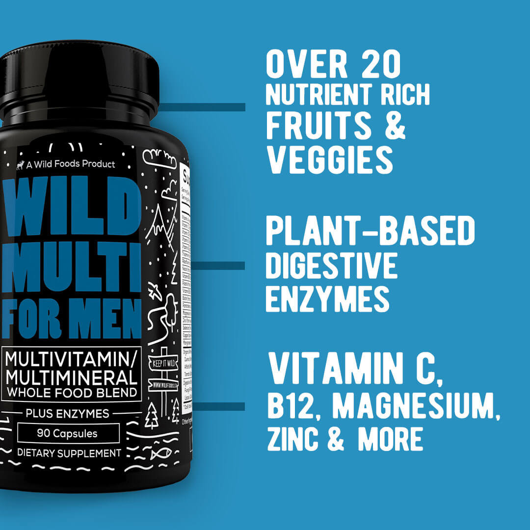 whole food daily multivitamin sourced from 25+ fruits and vegetables