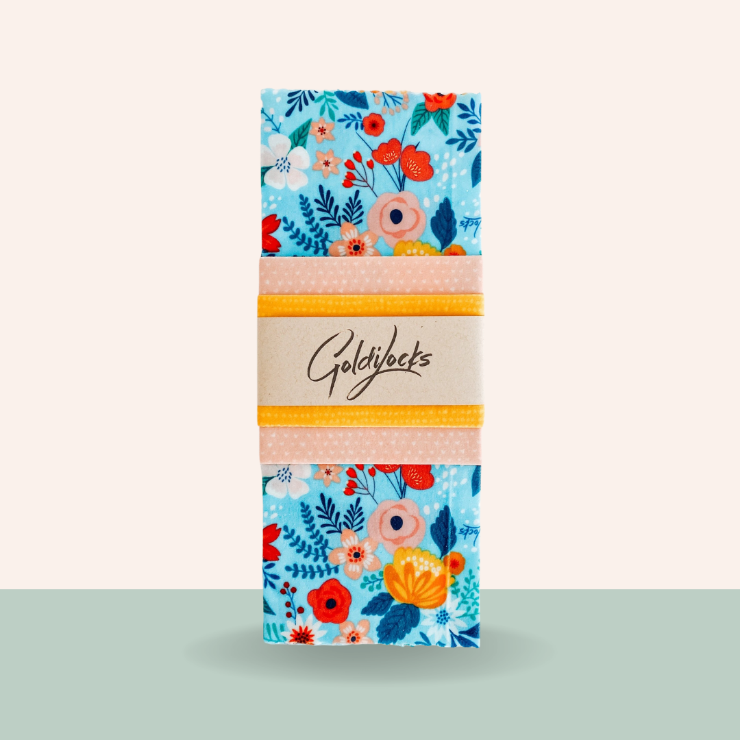 beeswax food wraps: set of 3