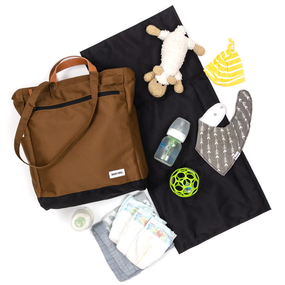 tote pack baby taupe