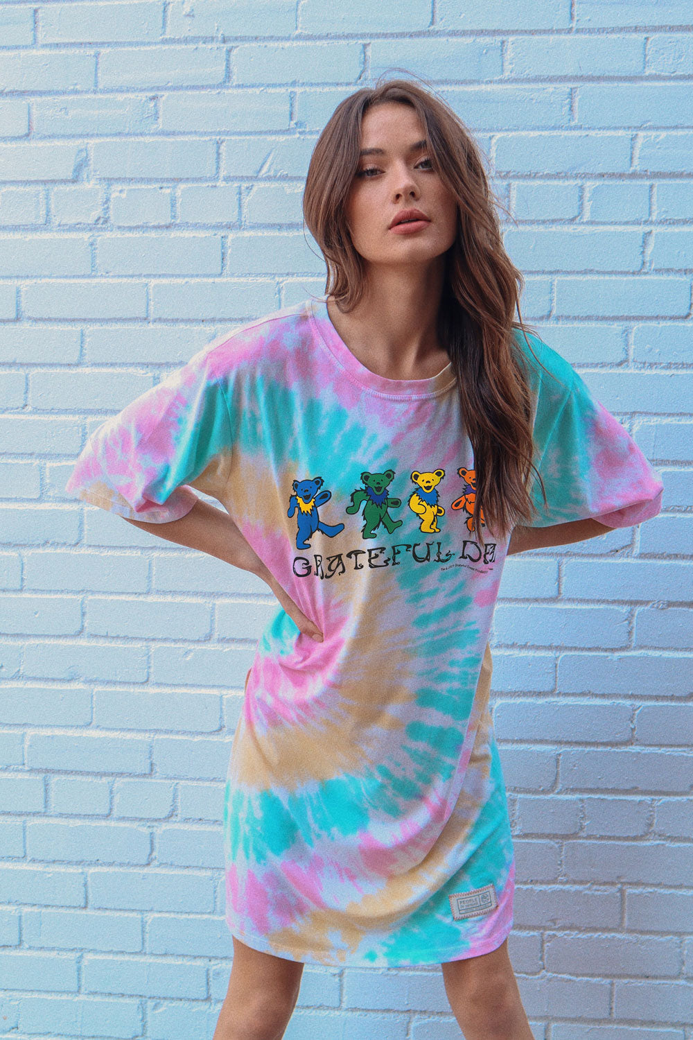 grateful dead t shirt dress Grateful Dead Bear Maxi Dress M