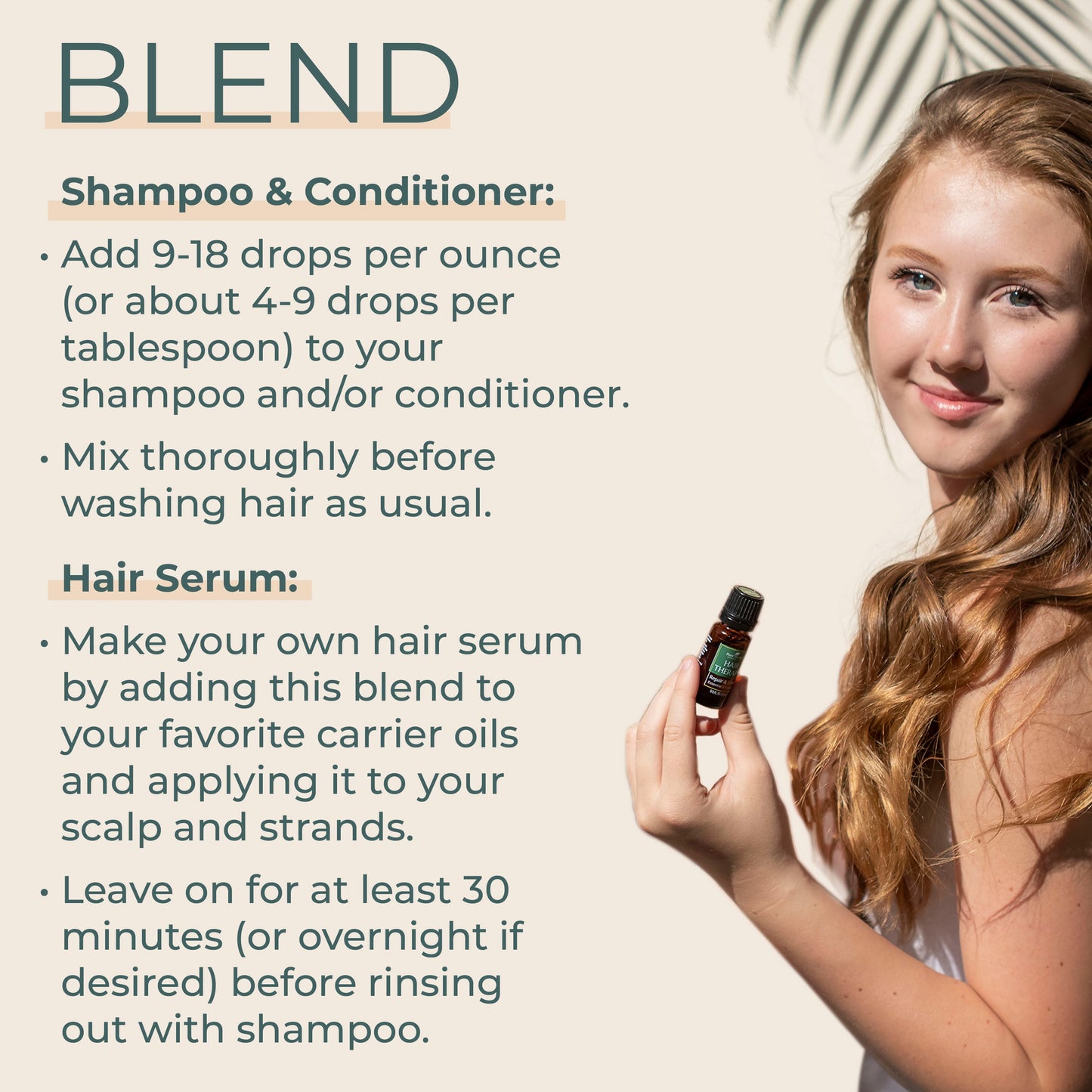 hair therapy blend & serum set