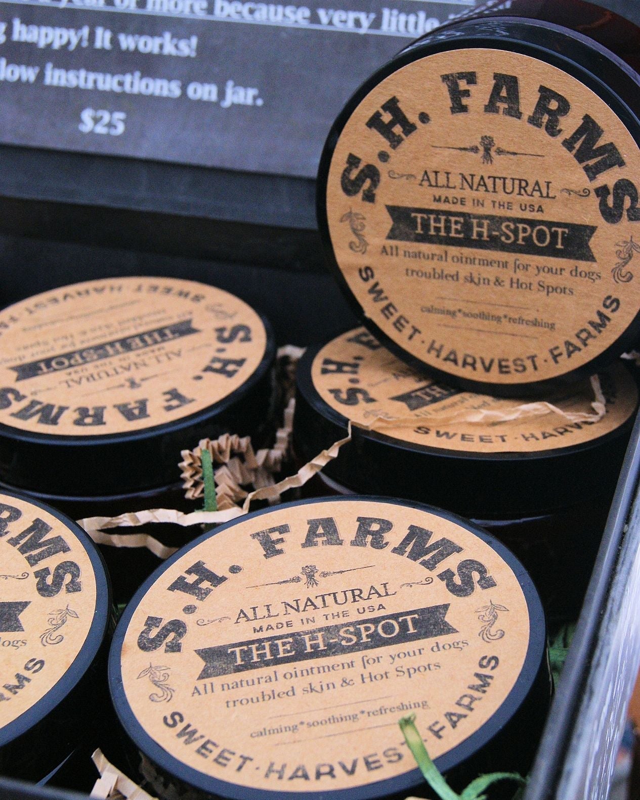 h-spot ointment -steroid free - soothe those wicked hot spots!