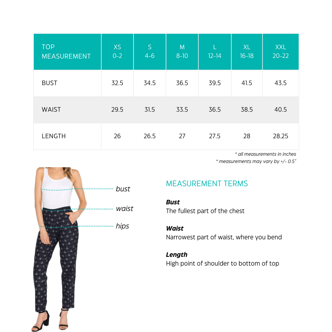 lata organic wrap top