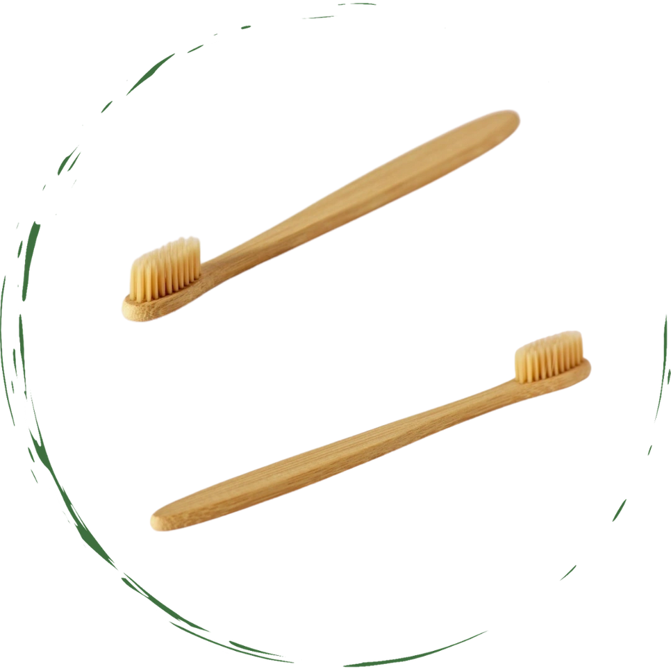 bamboo toothbrush. soft, eco-friendly