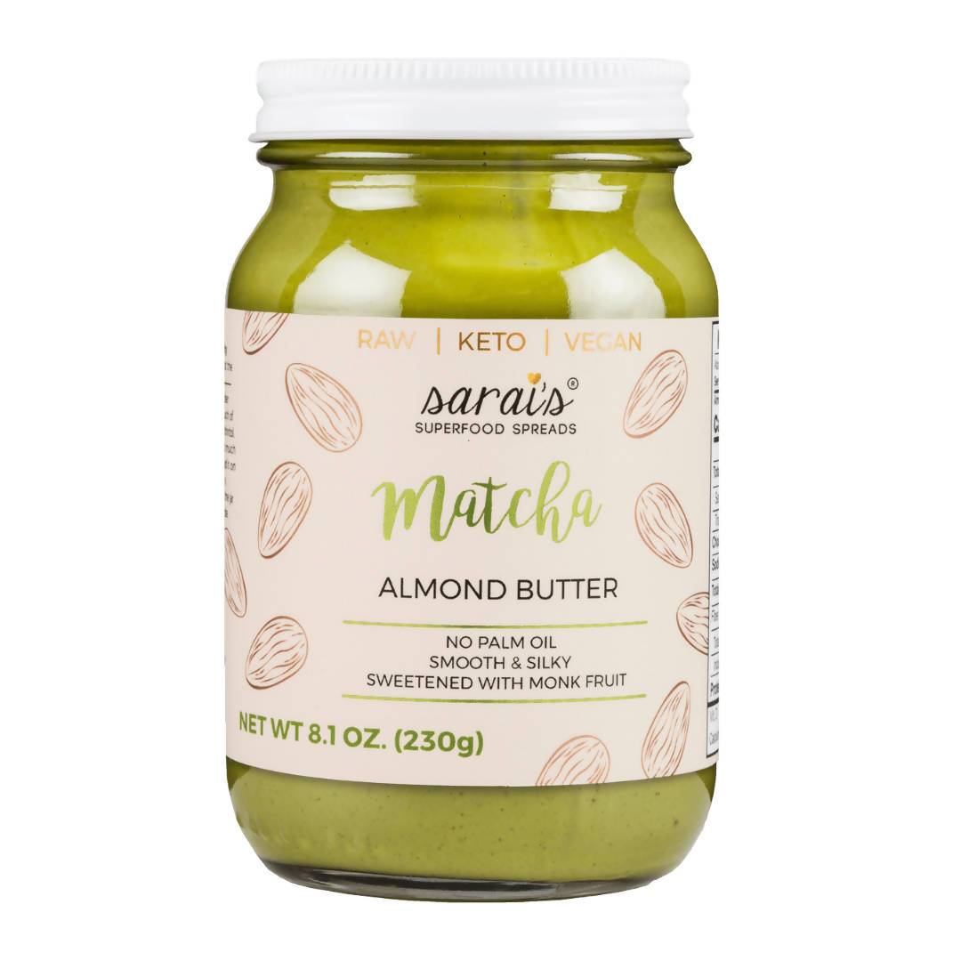 matcha almond butter jars - 24 x 12oz