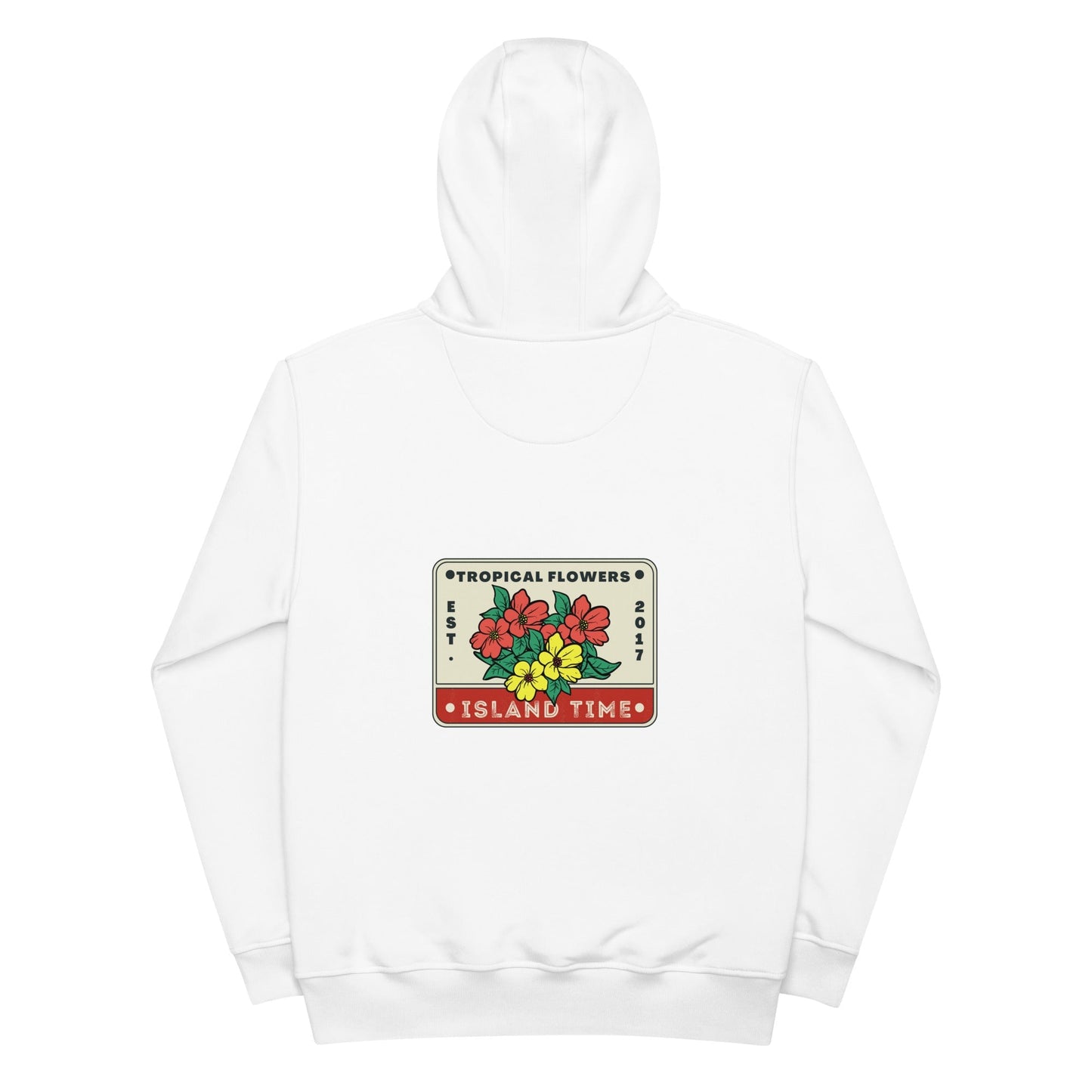 tropical flowers hoodie