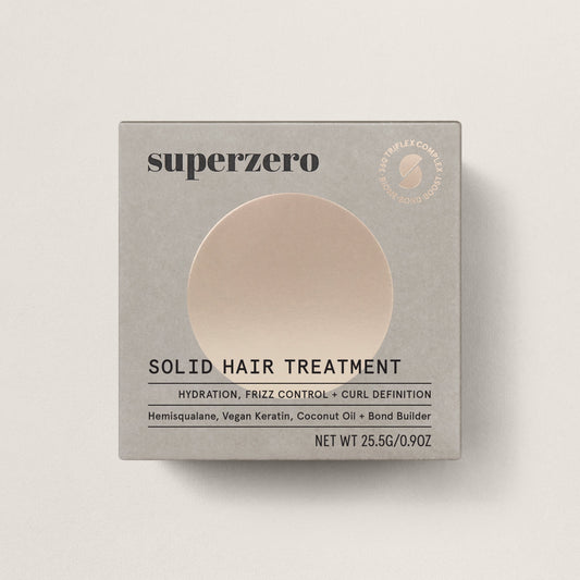 Instant Shine + Anti Frizz Hair Serum Treatment Bar by superzero