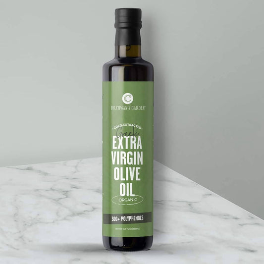 300 Polyphenol Organic Extra Virgin Olive Oil by Dr. Cowan's Garden