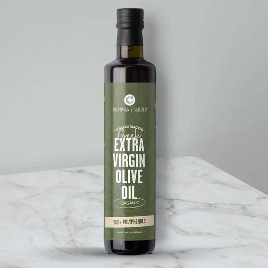 500+ Polyphenol Organic Extra Virgin Olive Oil by Dr. Cowan's Garden
