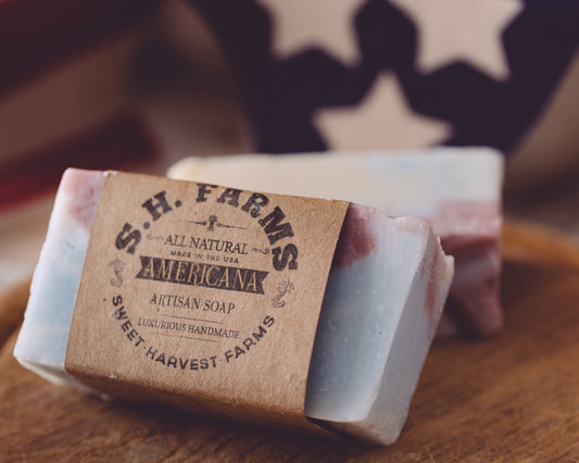 Americana Organic Handmade Soap by Sweet Harvest Farms