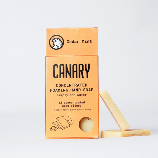 Cedar Mint Concentrated Hand Soap Refill Bar by Canary