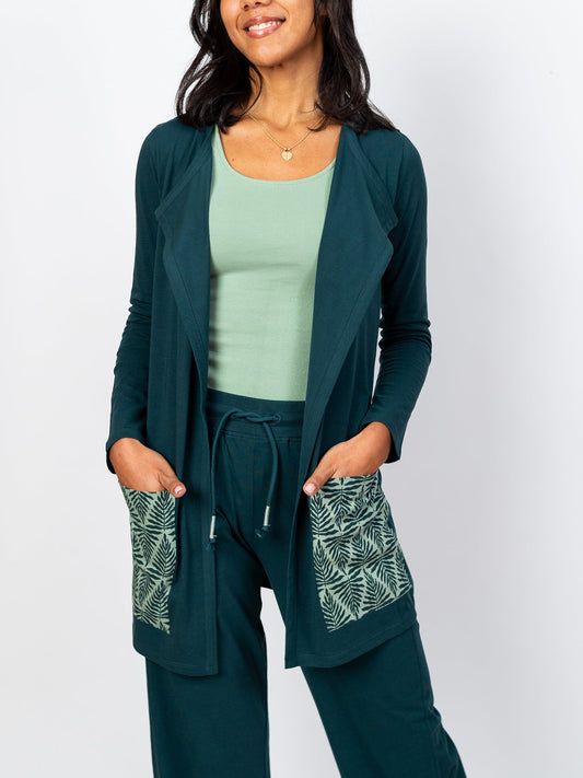 Chevron Fern Cardigan