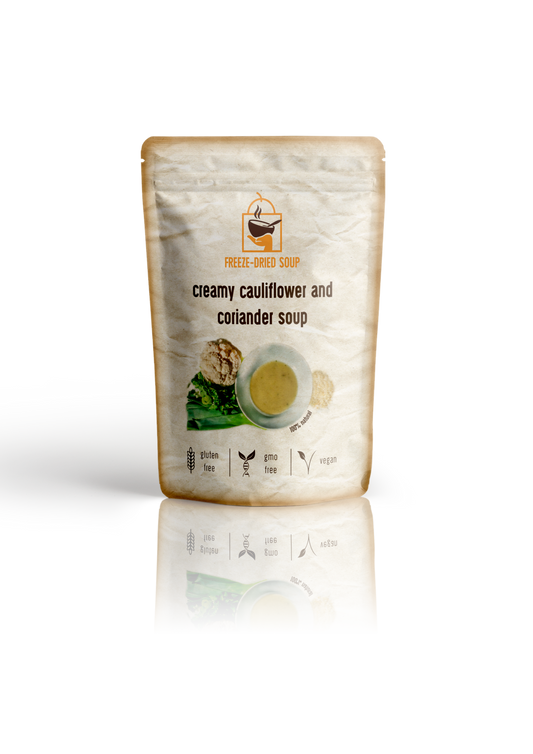 Freeze-Dried Creamy Cauliflower and Coriander Soup - All Natural by The Rotten Fruit Box