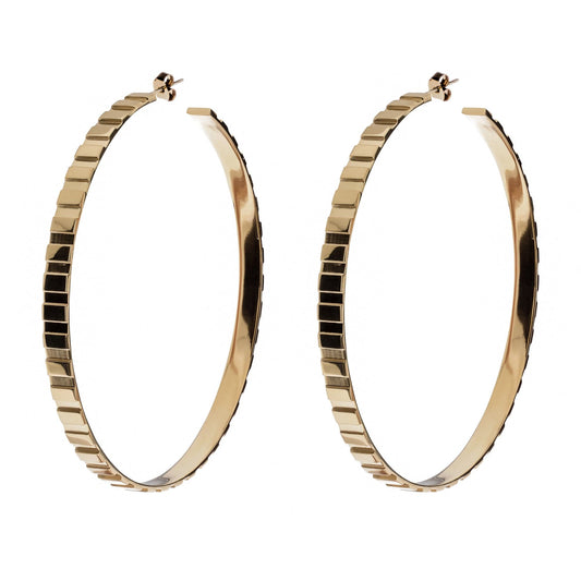 Rectangle Step Pattern Hoops