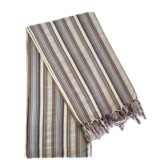 Casablanca Sustainable Turkish Towel / Blanket - Gray by Eco Hilana