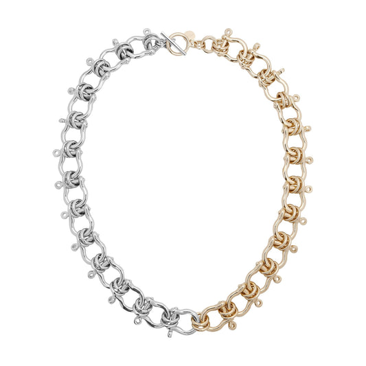 Two Toned XL Harrison Necklace