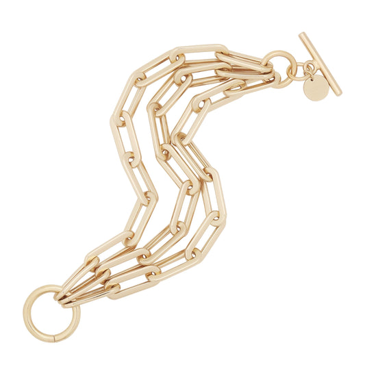 Triple Gisele Toggle Bracelet