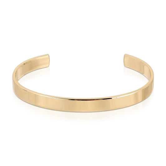 Men's 1/4 Inch Brass Cuff