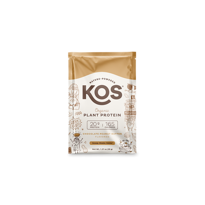 KOS Organic Plant Protein - Chocolate Peanut Butter - Single Serving