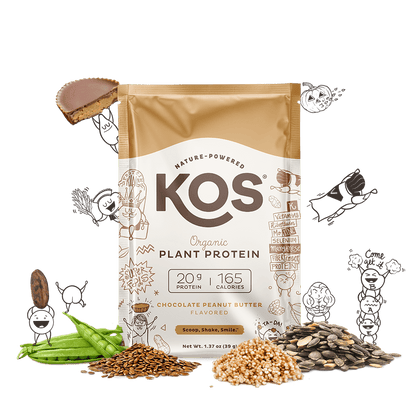 KOS Organic Plant Protein - Chocolate Peanut Butter - Single Serving