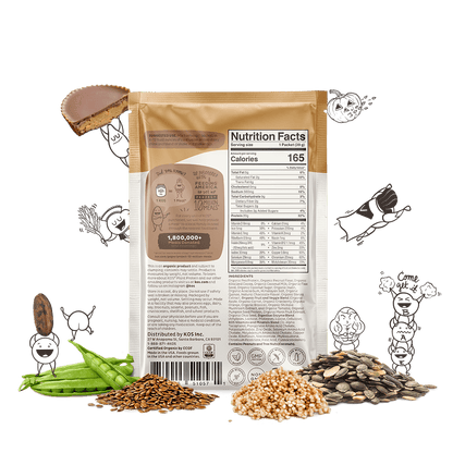 KOS Organic Plant Protein - Chocolate Peanut Butter - Single Serving
