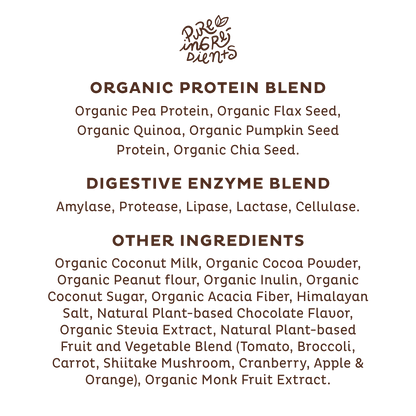 KOS Organic Plant Protein - Chocolate Peanut Butter - Single Serving