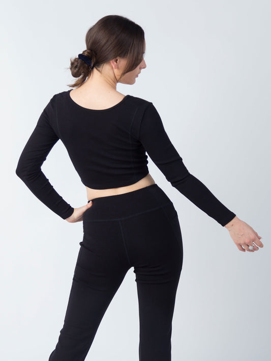 PlantTec™ Reversible Long Sleeve Tee | Eclipse by Happy Earth