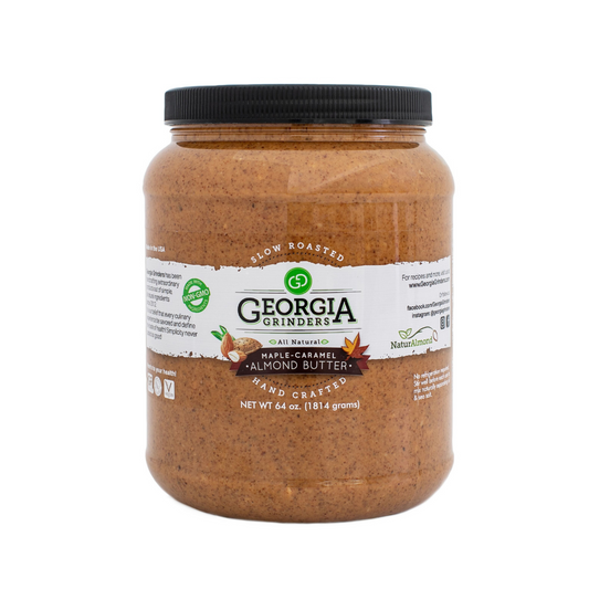 Georgia Grinders 64 oz Bulk tub of Maple Caramel Almond Butter - (CP-CL) by Georgia Grinders