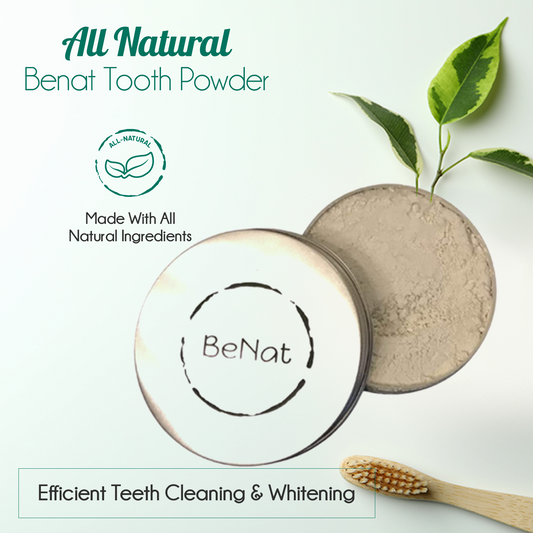 All-Natural Tooth Powder. Eco-Friendly. by BeNat