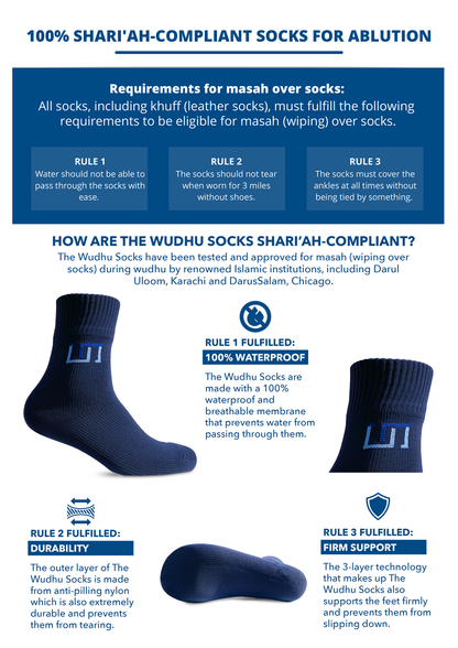 The Wudhu Socks - Triple Pack