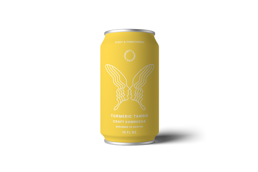 Komunity Kombucha "Renew" Turmeric Tango Kombucha Cans - 24 x 12oz