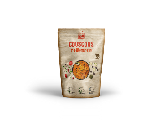 Mediterranean Couscous Bowls by The Rotten Fruit Box