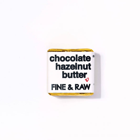 Fine and Raw Chocolate Hazelnut Butter Chunky Bars- 20 Bars x1oz by Farm2Me