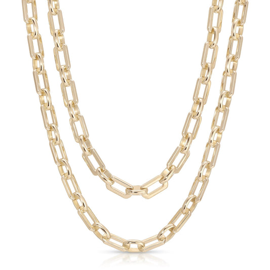 LIV DOUBLE CHAIN NECKLACE