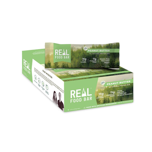 Real Food Bar's Peanut Butter Bars - 12 x 2.12oz