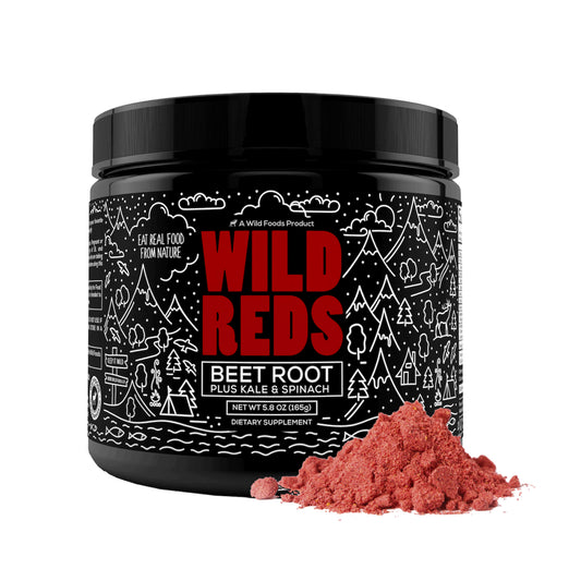 Wild Reds Powder - All-Natural Pre-Workout Energy Mix 5.8oz CASE OF 12