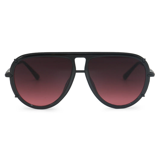 Ivy Luxe - Ruby Tangle-Free Round Aviator Sunglasses