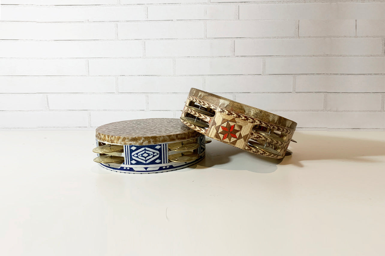 Moroccan “RIQ” Traditional Tambourine – Dropseed