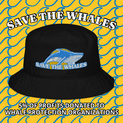 Save the Whales Organic Bucket Hat