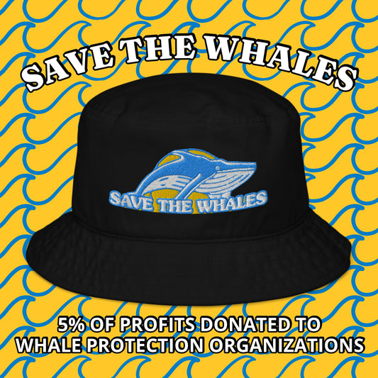 Save the Whales Organic Bucket Hat