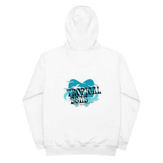 Men’s Don’t mess with the tide hoodies: Wild Tides: Eco-Adventure Sweatshirt by Tropical Seas Clothing